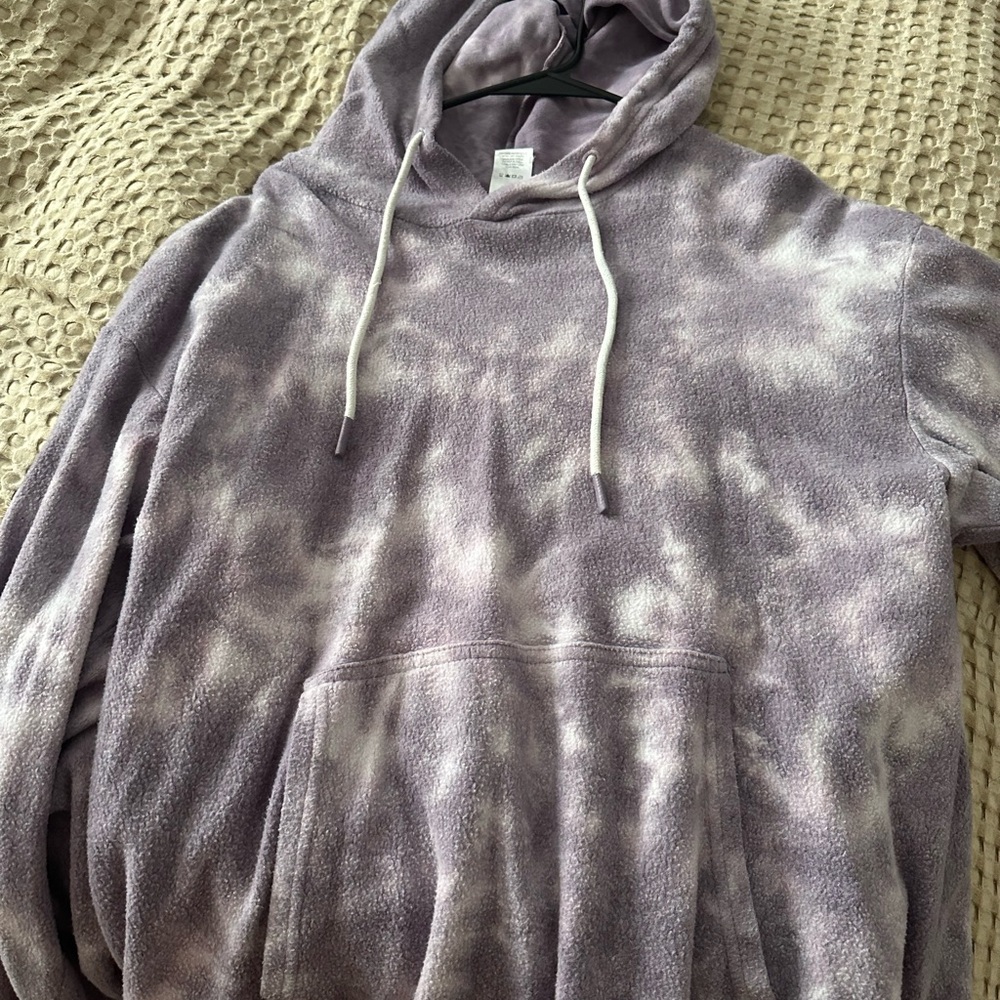 Purple Tie-Dye Hoodie